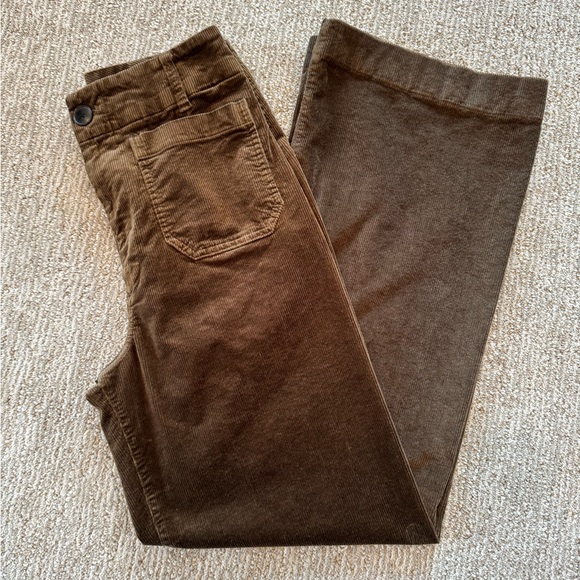 Maeve The Colette Full Length Corduroy 29T Olive - Picture 9 of 10